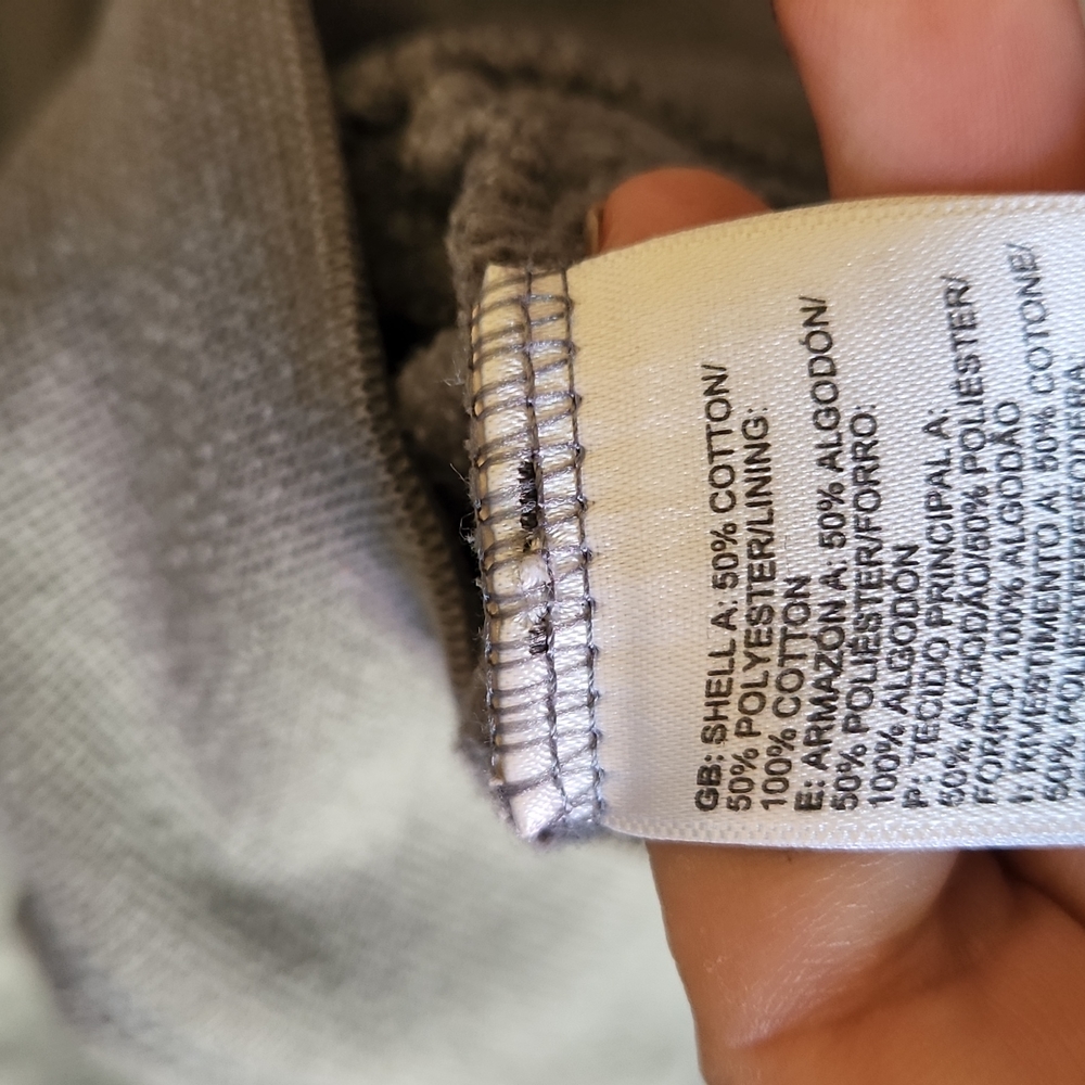 The North Face sweatshirt hoodie gray size large front pockets - Picture 6 of 8